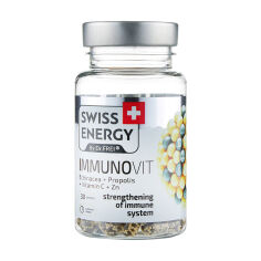Акція на Дієтична добавка вітаміни в капсулах Swiss Energy Immuno Vit, 30 шт від Eva