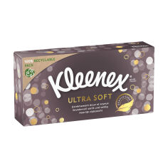 Акція на Косметичні серветки Kleenex Ultra Soft 3-шарові, в коробці, 72 шт від Eva