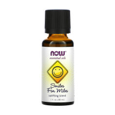 Акція на Суміш ефірних олій Now Foods Essential Oils Smiles for Miles Oil Blend, 30 мл від Eva