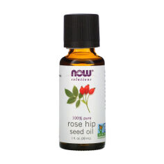 Акция на Ефірна олія Now Foods Essential Oils 100% Pure Rose Hip Seed Oil Шипшина, 30 мл от Eva