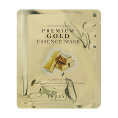 Акция на Тканинна маска для обличчя Teresia Premium Gold Essence Mask з колоїдним золотом, 25 мл от Eva