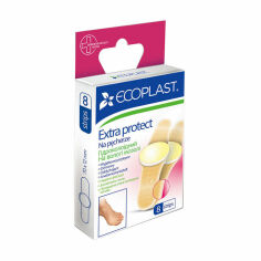 Акція на Гідроколоїдний пластир Ecoplast Extra Protect на вологі мозолі, 8 шт від Eva