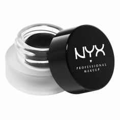 Акция на Підводка для очей NYX Professional Makeup Epic Black Mousse Liner, 01 Black, 3 г от Eva