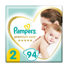 Акція на Підгузки Pampers Premium Care розмір 2 (4-8 кг), 88 шт від Eva