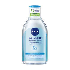 Акція на Освіжаюча міцелярна вода NIVEA для нормальної шкіри обличчя, очей та губ, 400 мл від Eva