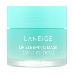 Акція на Нічна відновлювальна маска для губ Laneige Lip Sleeping Mask Mint Choco, 20 г від Eva