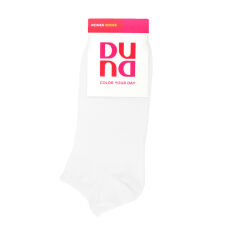 Акція на Шкарпетки жіночі Duna 307 укорочені, білі, розмір 21-23 від Eva