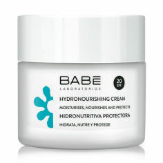 Акция на Крем для обличчя BABE Laboratorios Hydro Nourishing Cream зволожувальний, живильний, SPF 20, 50 мл от Eva