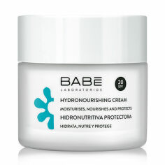 Акція на Крем для обличчя Babe Laboratorios Hydro Nourishing Cream зволожувальний, живильний з SPF 20, 50 мл від Eva