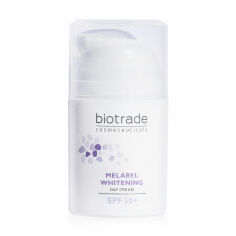 Акция на Відбілювальний денний крем для обличчя Biotrade Melabel Whitening Day Cream SPF50+, 50 мл от Eva