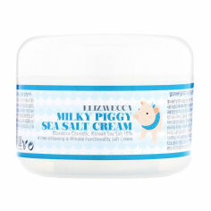 Акция на Сольовий колагеновий крем для обличчя Elizavecca Milky Piggy Sea Salt Cream, 100 мл от Eva