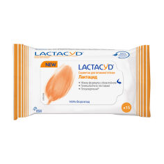 Акція на Вологі серветки для інтимної гігієни Lactacyd, 15 шт від Eva