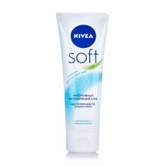 Акція на Інтенсивний зволожувальний крем NIVEA Soft для обличчя, рук та тіла, з олією жожоба та вітаміном Е, 75 мл від Eva