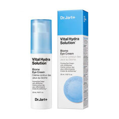 Акція на Зволожувальний крем для шкіри навколо очей Dr. Jart+ Vital Hydra Solution Biome Eye Cream з пробіотиками, 20 мл від Eva