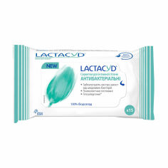 Акція на Серветки для інтимної гігієни Lactacyd Антибактеріальні, 15 шт від Eva