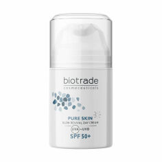 Акция на Денний ревіталізувальний крем для обличчя Biotrade Pure Skin Day Cream SPF 50+ проти перших ознак старіння, 50 мл от Eva