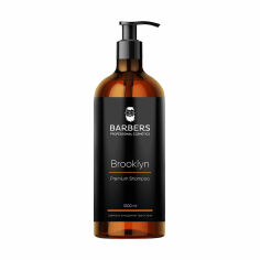 Акція на Чоловічий шампунь для волосся Barbers Brooklyn Premium Shampoo проти лупи, 1 л від Eva