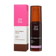 Акція на Зволожувальна сироватка для обличчя XYCos Pink Collagen Serum з колагеном, 50 мл від Eva