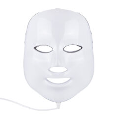Акція на Led-маска для обличчя Colorful LED Beauty Mask, біла від Eva