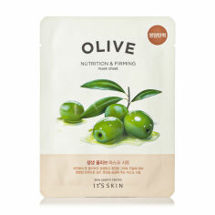 Акція на Інтенсивно зволожувальна тканинна маска для обличчя It's Skin The Fresh Olive Mask Sheet з оливковою олією, 22 г від Eva