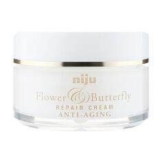 Акция на Антивіковий крем для обличчя Konad Niju Flower & Butterfly Repair Cream  з аденозином і ніацинамідом, 50 мл от Eva