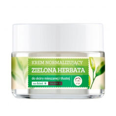 Акция на Крем для обличчя Farmona Herbal Care Зелений чай, для жирної та комбінованої шкіри, 50 мл от Eva