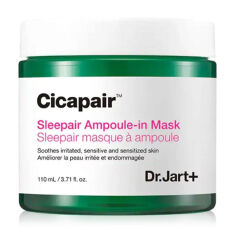 Акція на Нічна гель-маска для обличчя Dr. Jart+ Cicapair Sleepair Ampoule-in Mask відновлювальна, 110 мл від Eva