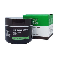 Акція на Крем для обличчя XYCos Cica Green Cream з екстрактом центелли, для жирної шкіри, 50 мл від Eva