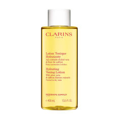 Акция на Зволожувальний тонізувальний лосьйон Clarins Hydrating Toning Lotion для нормальної та сухої шкіри обличчя, 400 мл от Eva