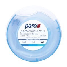 Акція на Зубна нитка та щітка Paro Swiss Brush'n Floss, 20*15 м від Eva