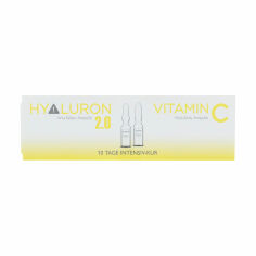 Акция на Ампули для інтенсивної терапії шкіри обличчя Alcina Hyaluron 2.0 & Vitamin C, 10*1 мл от Eva