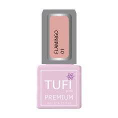 Акція на Гель-лак для нігтів Tufi profi Premium Flamingo 01 Абрикосовий лід, 8 мл від Eva
