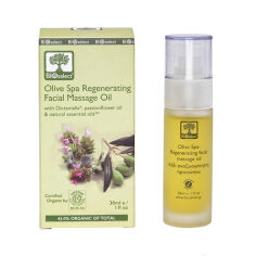 Акція на Олія для обличчя BIOselect Olive Spa Regenerating Facial Massage Oil, 30 мл від Eva