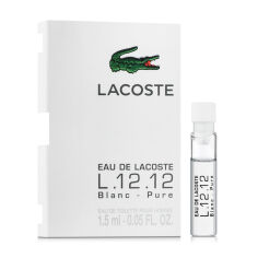 Акція на Lacoste Eau de Lacoste L.12.12 Blanc Pure Туалетна вода чоловіча, 1.5 мл (пробник) від Eva