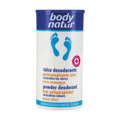 Акція на Дезодоруюча пудра-антиперспірант для ніг Body Natur Powder Deodorant, 75 мл від Eva
