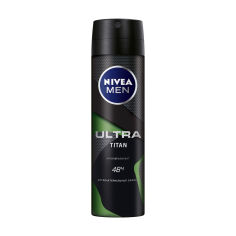 Акція на Антиперспірант-спрей Nivea Men Ultra Titan з антибактеріальним ефектом, чоловічий, 48 г, 150 мл від Eva