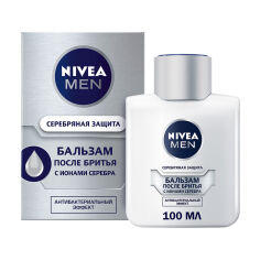 Акция на Бальзам після гоління NIVEA MEN Срібний захист, з антибактеріальним ефектом, 100 мл от Eva