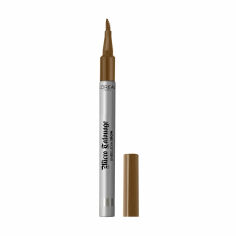 Акція на Фломастер для брів L'Oreal Paris Micro Tatouage Unbelieva Brow з ефектом мікроблейдингу, 104 Chatain, 1 г від Eva