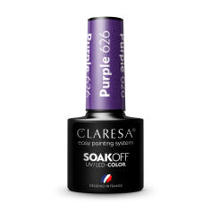 Акция на Гель-лак Claresa Soakoff UV/LED Gel, Purple 626, 5 г от Eva