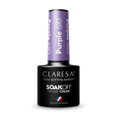 Акція на Гель-лак Claresa Soakoff UV/LED Gel, Purple 610, 5 г від Eva