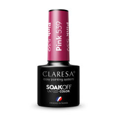 Акція на Гель-лак Claresa Soakoff UV/LED Gel, Pink 539, 5 г від Eva