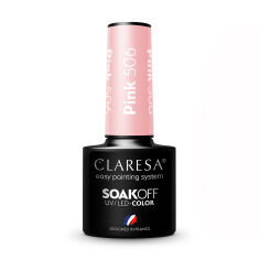 Акція на Гель-лак Claresa Soakoff UV/LED Gel, Pink 506, 5 г від Eva