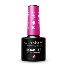 Акція на Гель-лак Claresa Soakoff UV/LED Gel, Pink 540, 5 г від Eva