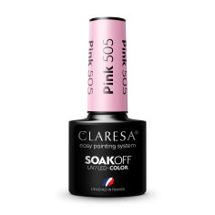 Акція на Гель-лак Claresa Soakoff UV/LED Gel, Pink 505, 5 г від Eva