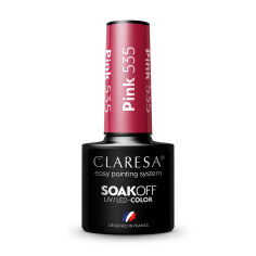 Акція на Гель-лак Claresa Soakoff UV/LED Gel, Pink 535, 5 г від Eva