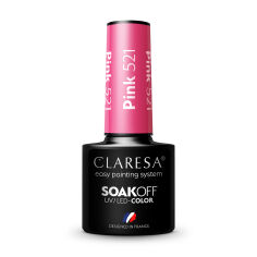 Акція на Гель-лак Claresa Soakoff UV/LED Gel, Pink 521, 5 г від Eva