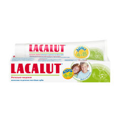Акція на Дитяча зубна паста Lacalut 4-8 років, 50 мл від Eva