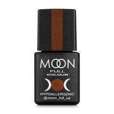 Акція на Гель-лак для нігтів Moon Full Color Hypoallergenic Gel Polish 208 молочний шоколад, 8 мл від Eva