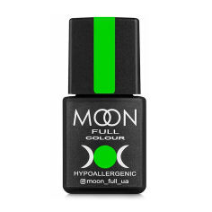 Акція на Гель-лак Moon Full Neon Color Gel Рolish UV/LED, 702 салатовий яскравий, 8 мл від Eva