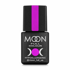 Акція на Гель-лак Moon Full Сolor Hypoallergenic Gel Рolish 163 яскраво-бузковий, 8 мл від Eva